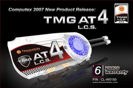 Thermaltake TMG AT4: первый водоблок компании для Radeon HD 2900 XT