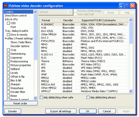 Набор кодеков из Windows Essentials Codec Pack