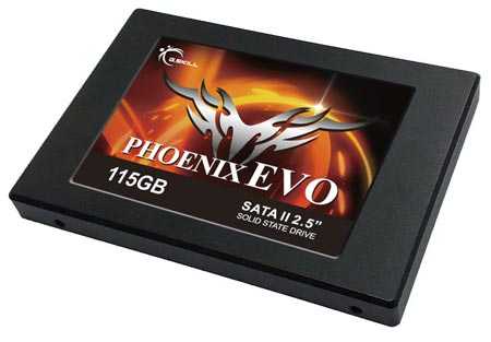 SSD G.Skill Phoenix EVO обемом 115 ГБ