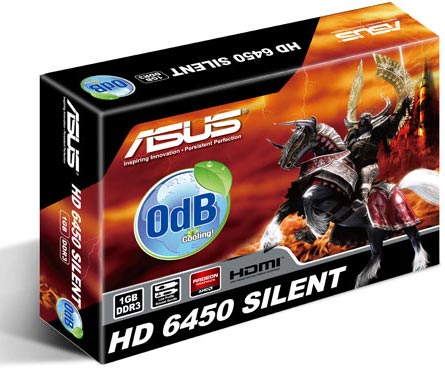 ASUS выпускает 3D-карты HD 6450 с пассивным охлаждением