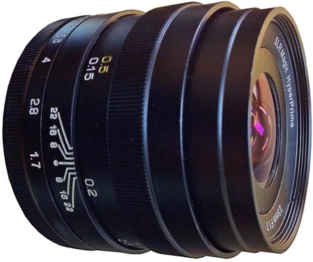 Объектив SLR Magic HyperPrime 23mm F1.7 будет доступен владельцам камер Sony NEX