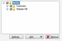 MySQL, Handy Backup