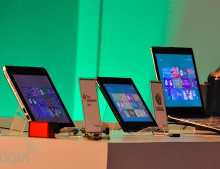 Microsoft показала работу ОС Windows 8