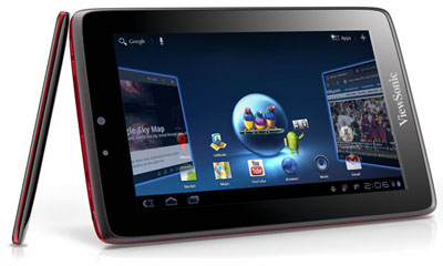 ViewSonic ViewPad 7x — первый в мире 7-дюймовый планшет под управлением ОС Android 3.0