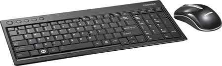 Клавиатура и мышь, входящие в комплект поставки Toshiba DX1215