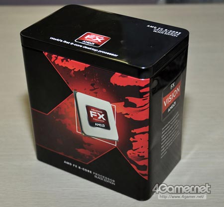 Коробка для восьмиядерного процессора FX Black Edition