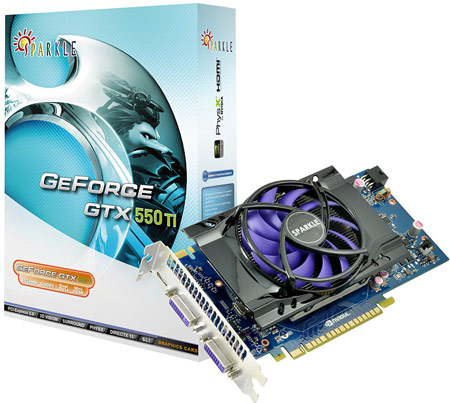 3D-карта Sparkle GeForce GTX 550 Ti