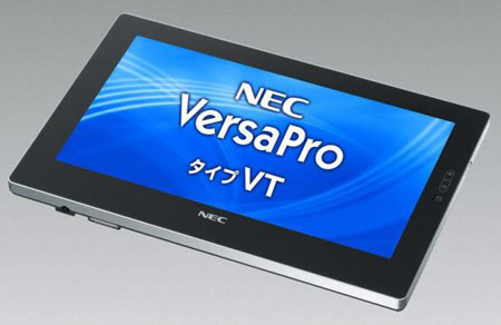 Летом NEC обещает начать поставки планшета VersaPro VK15V/TM-C на платформе Oak Trail