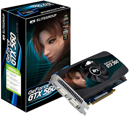 3D-карта ECS GeForce GTX 560 CoolFast Edition (NGTX560-1GPI-F)