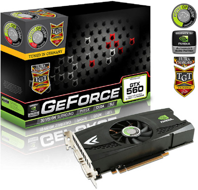 GPU POV/TGT GeForce GTX 560 1 GB UltraCharged