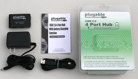Концентратор USB Plugable Technologies USB2-HUB4BC соответствует спецификации BC 1.1
