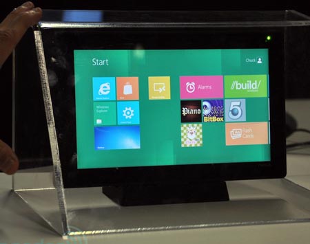 референсный образец планшета на платформе NVIDIA Kal-El с ОС Windows 8
