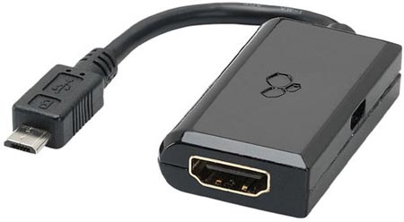 Переходник Kanex MHL: из micro-USB — в HDMI