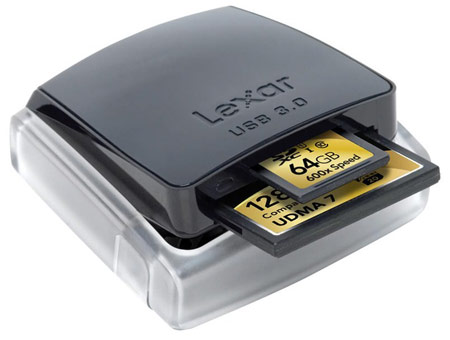Устройство Lexar Professional USB 3.0 Dual-Slot Reader оснащено интерфейсом USB 3.0 