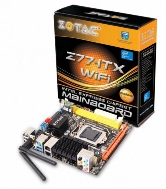 Представлены платы ZOTAC Z77-ITX WiFi и H77-ITX WiFi типоразмера mini-ITX