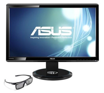 В 3D-мониторе ASUS VG23AH используется 23-дюймовая панель типа IPS