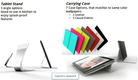 Sony Xperia Tablet: аксессуары