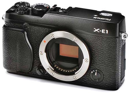 В Сети появились изображения и спецификации беззеркальной камеры Fujifilm X-E1
