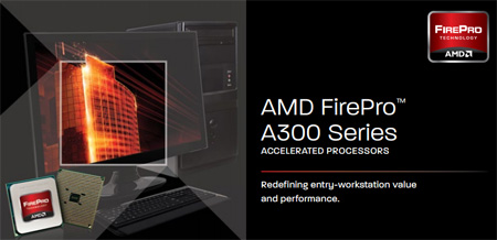 AMD представила APU FirePro A300 и A320