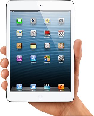iPad mini в руке