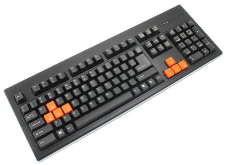Механическая клавиатура Donya N-YKB-F2139L комплектуется сменными обрезиненными игровыми клавишами