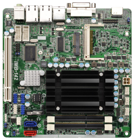 Каталог ASRock пополнили платы IMB-140, IMB-141 и IMB-142 типоразмера Mini-ITX с процессорами Intel Atom D2700