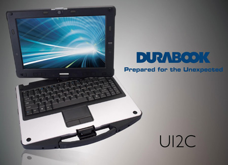 GammaTech показывает на выставке HIMSS12 защищенный ноутбук Durabook U12C и планшет для медиков T10L2 