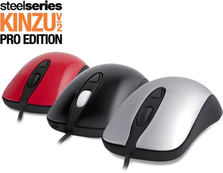 CES 2012: ассортимент SteelSeries пополнили игровые мыши Kana, Kinzu V2 Pro Edition и Kinzu V2 