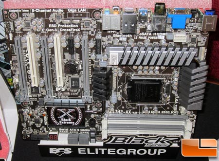 CES 2012: системная плата ECS Z77H2-AX с процессорным гнездом LGA 1155 