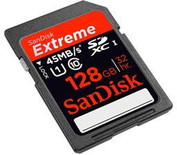 SanDisk выпускает самую быструю в мире карту памяти SDXC объемом 128 ГБ
