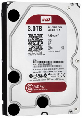 Компания WD представила серию жестких дисков Red для сетевых хранилищ