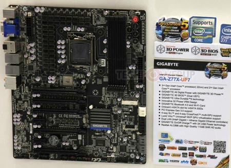 Системная плата GIGABYTE Z77X-UP7 получила 32-фазную подсистему питания CPU и 10 портов USB 3.0