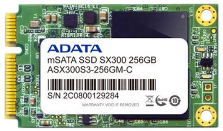 Твердотельные накопители ADATA XPG SX300 и Premier Pro SP300 выполнены в форм-факторе mSATA