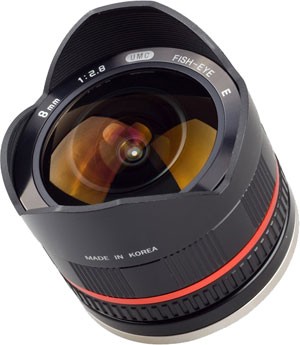 Представлен объектив Samyang 8mm f/2.8 ED AS IF UMC Fisheye для камер Sony NEX и Samsung NX 