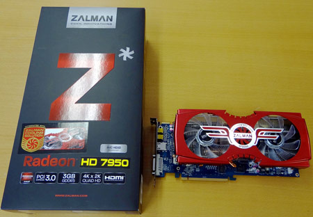 Zalman оснащает 3D-карту Radeon HD 7950 охладителем Zalman VF3000