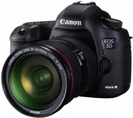 Изображения и технические данные камеры Canon 5D Mark III появились накануне ее премьеры 