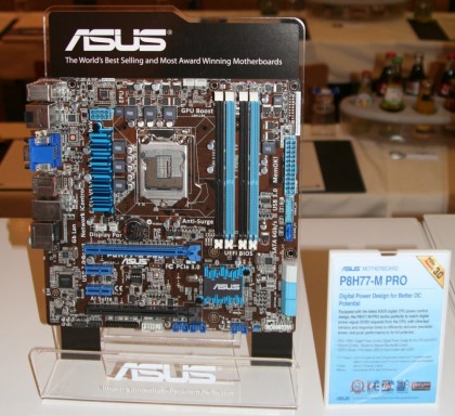 Фотогалерея дня: системные платы ASUS на чипсете Intel Z77