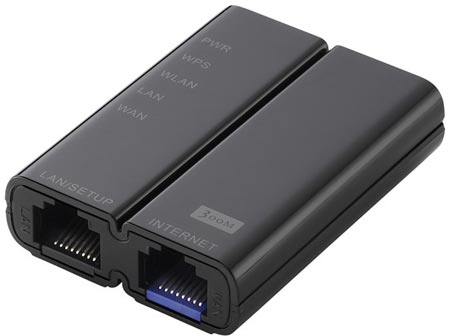 Миниатюрный беспроводной маршрутизатор Logitec LAN-W300N/RSx ориентирован на путешественников