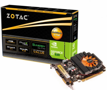 ZOTAC представила 3D-карты серии GeForce 600 