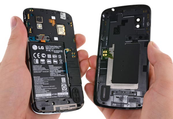 Специалисты iFixit разобрали смартфон Google Nexus 4