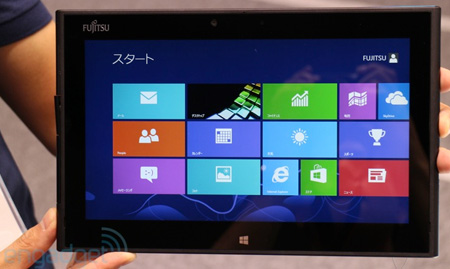 Fujitsu Arrows Tab под управлением Windows 8
