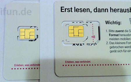 Операторы уже начали получать карточки nano-SIM