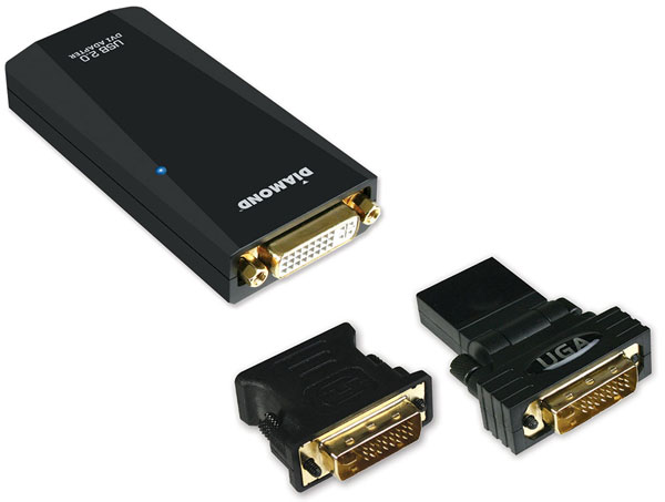 Diamond Multimedia выпускает адаптеры BVU165 и BVU165LT для подключения мониторов к портам USB
