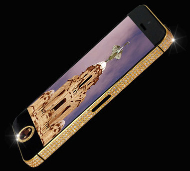 iPhone 5, над которым потрудился ювелир Стюарт Хьюгс