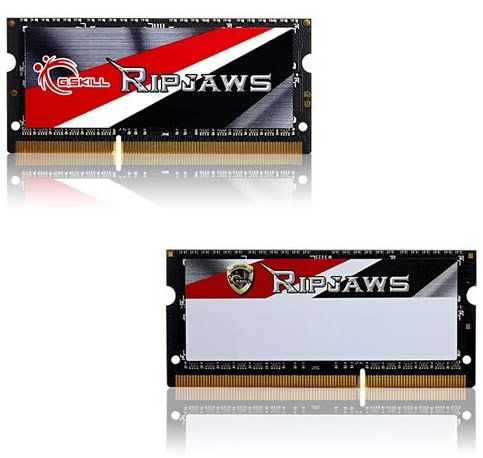 О цене модулей памяти G.Skill Ripjaws DDR3-1866 SO-DIMM производитель не сообщает