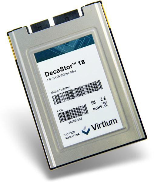 В серию Virtium DecaStor вошли SSD объемом 80, 160 и 300 ГБ с интерфейсом SATA 6 Гбит/с