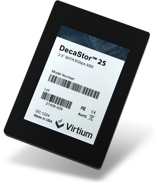 В серию Virtium DecaStor вошли SSD объемом 80, 160 и 300 ГБ с интерфейсом SATA 6 Гбит/с