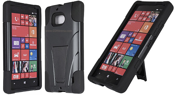 Защитный чехол Armor Stand Case для смартфона Nokia Lumia 929 защитит устройство от случайных падений и послужит подставкой