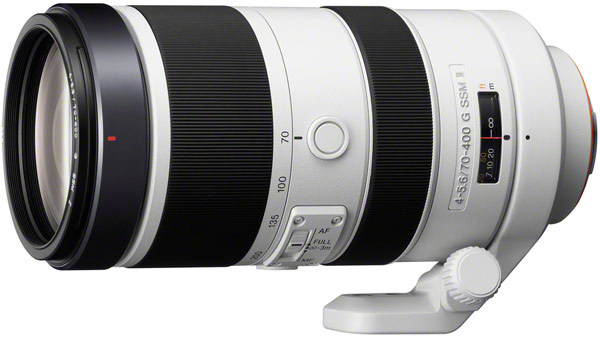 По скорости фокусировки полнокадровый объектив Sony 70-400mm F4-5.6 G SSM II вчетверо превосходит своего предшественника