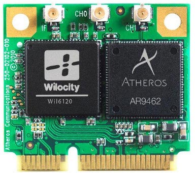 Qualcomm и Wilocity представили первый референсный образец модуля 802.11ac и 802.11ad, работающего в трех частотных диапазонах